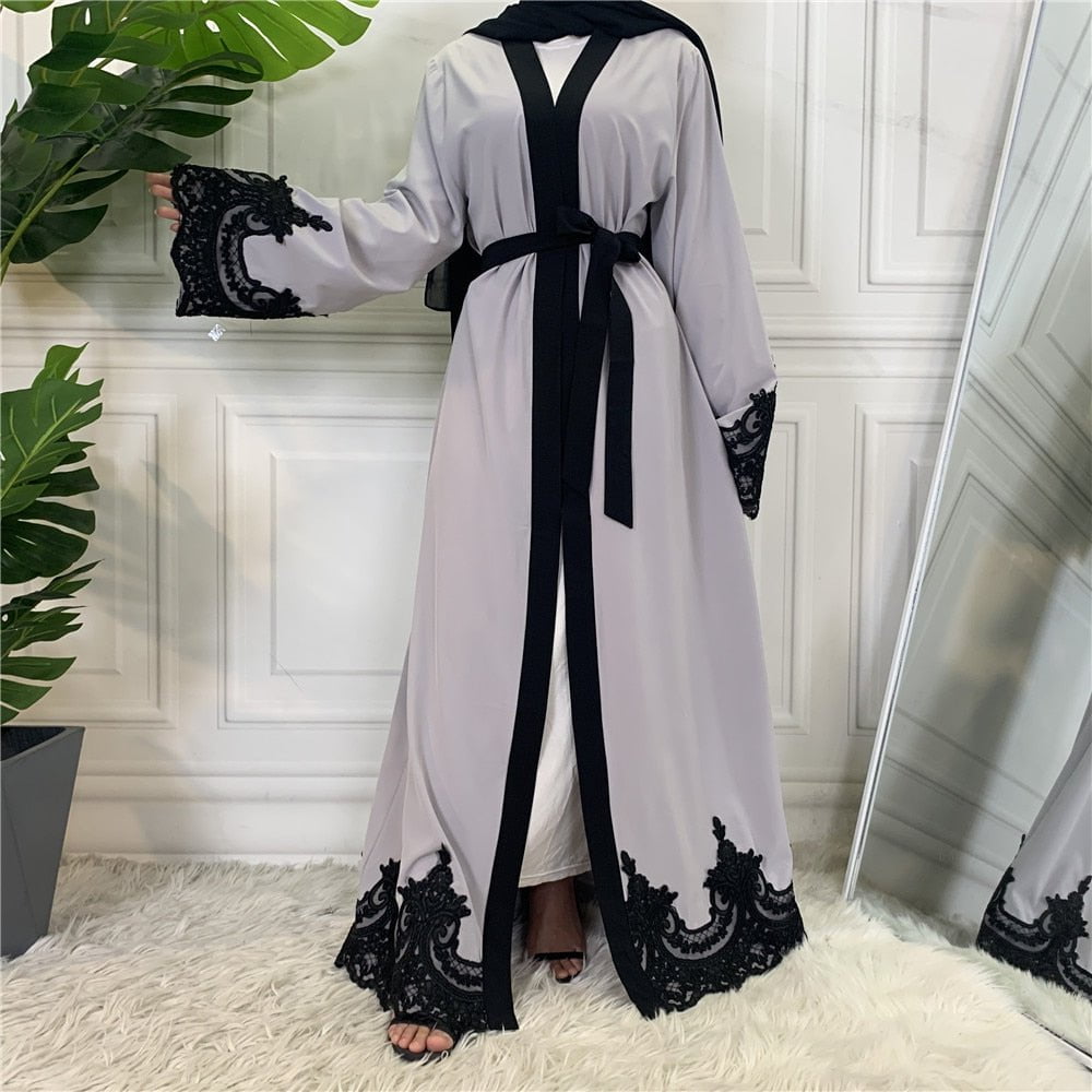 Chic Lace Abaya For Women