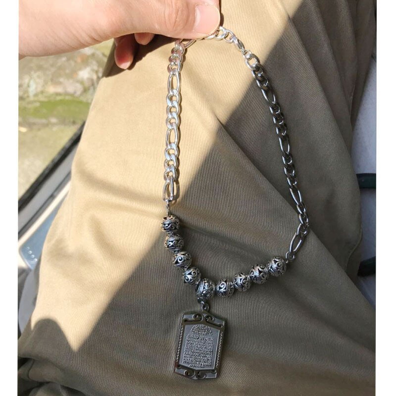 Quran AYATUL KURSI Car Rear View Mirror Islam Muslim Car Pendant Hanging