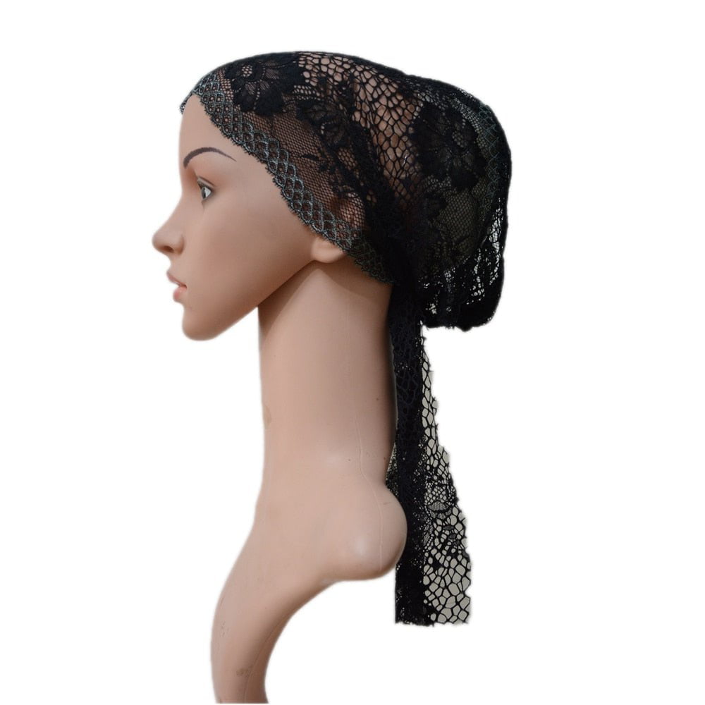 Inner Cap Lace Hijab Scarf