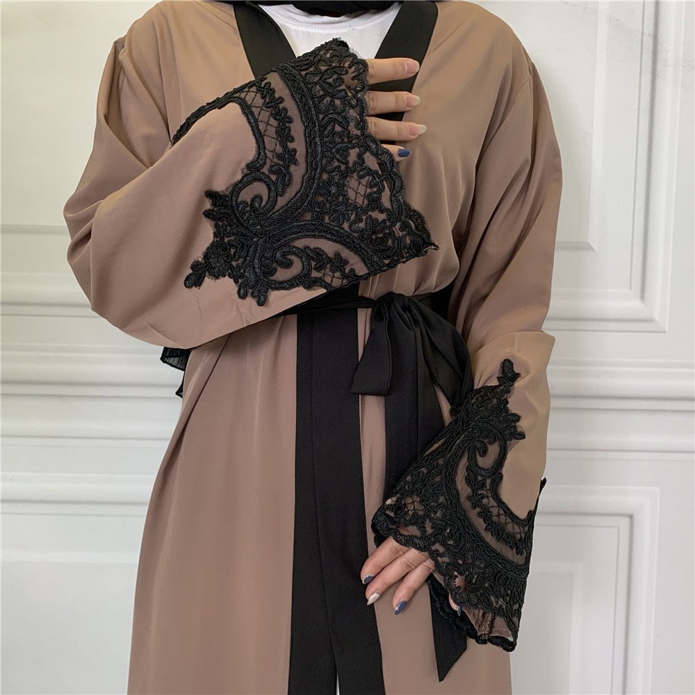 Chic Lace Abaya For Women