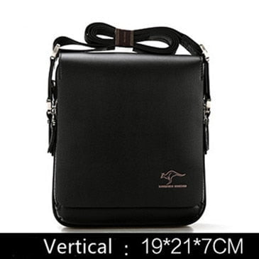 LUXURY MEN'S LEATHER SHOULDER BAG