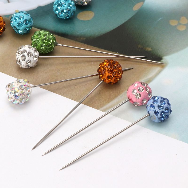 30 Pcs Hijab Pin Rhinestone