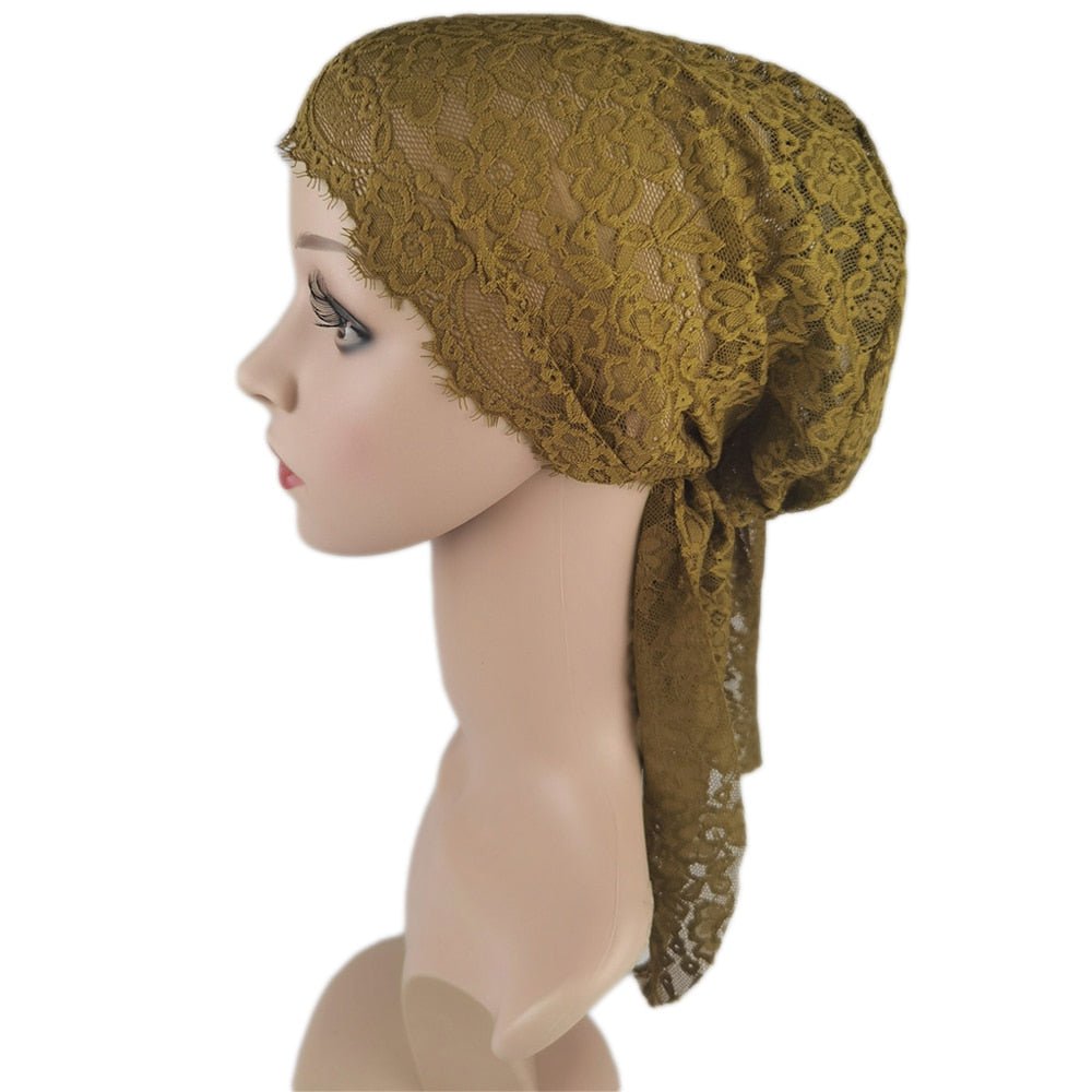 Inner Cap Lace Hijab Scarf