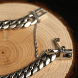 Bracelet Horse Link Chain 925 Sterling Silver