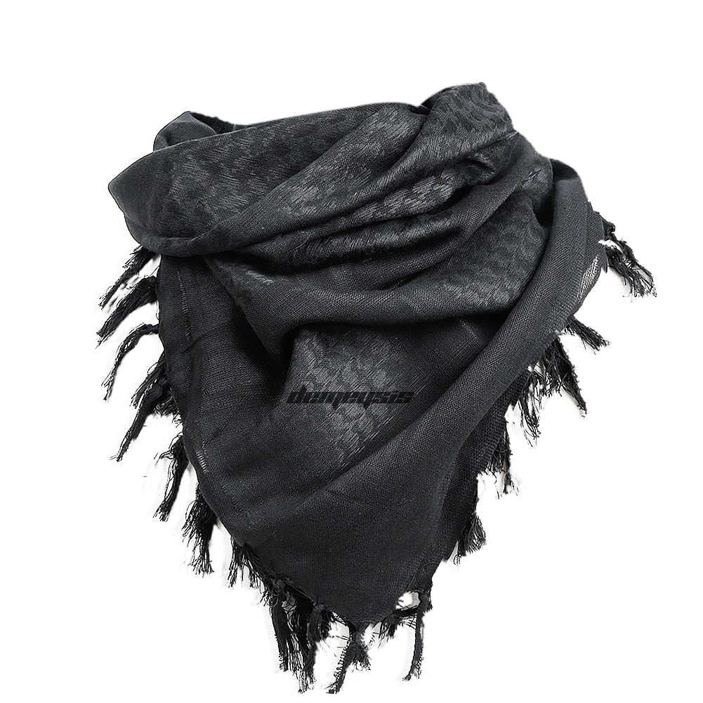 CHIC ARAB SCARF (BLACK / WHITE / TAN)