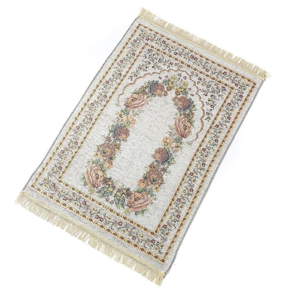 Prayer Rug Non-Slip Tassely