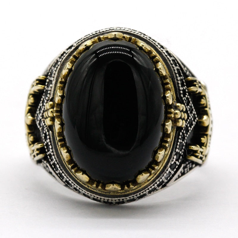 Black Ottoman Sunnah Ring for Men
