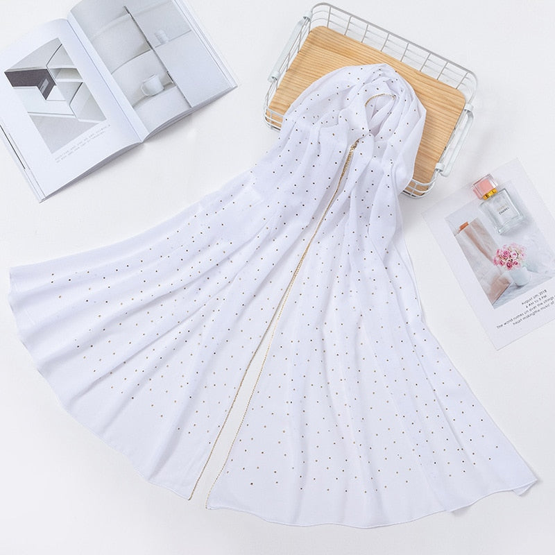 Luxury Chiffon Head Scarfs Hijabs