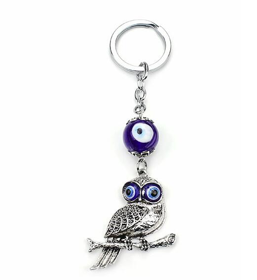 Evil Eye Metal Charm Different Animal Styles Fashion Blue Pattern Tassel