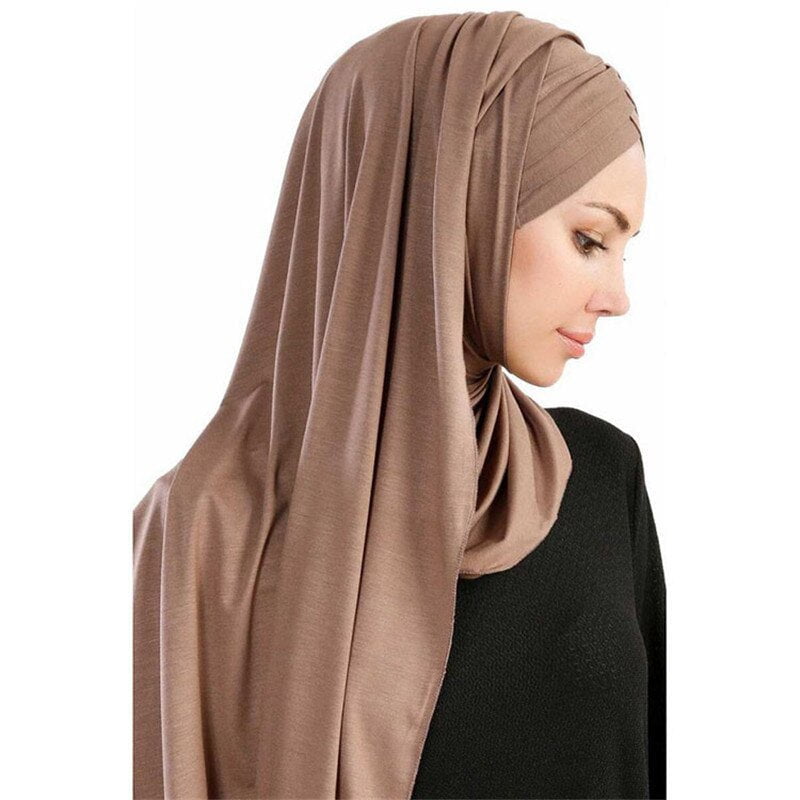 SOFT JERSEY COTTON HIJAB (BLACK/BROWN/GRAY)