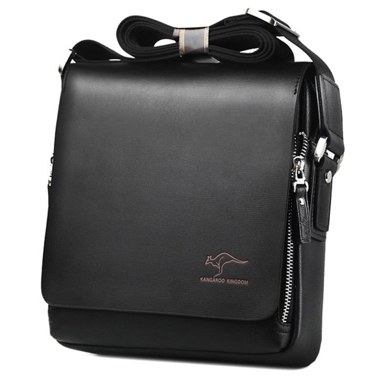 LUXURY MEN'S LEATHER SHOULDER BAG