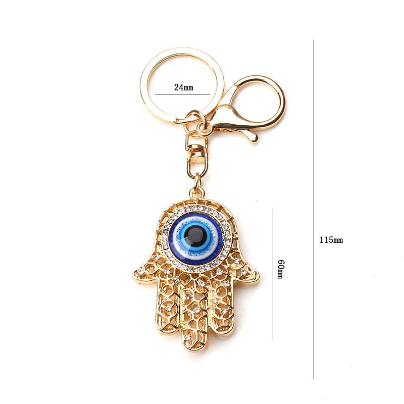 Evil Eye Metal Charm Different Animal Styles Fashion Blue Pattern Tassel
