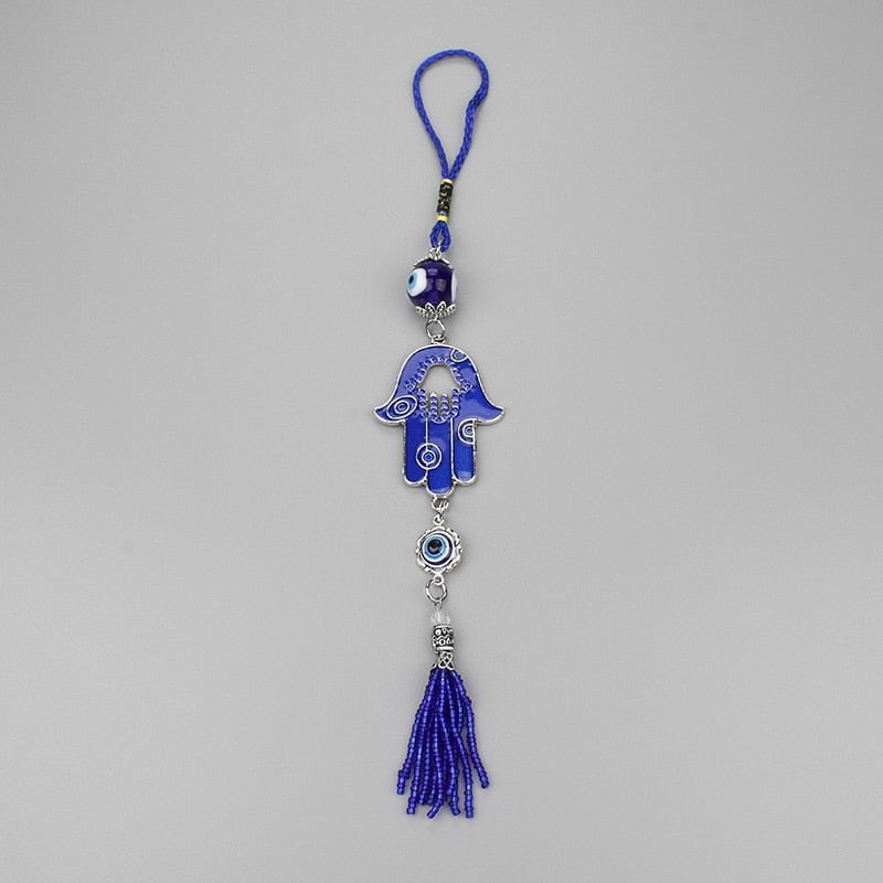 Evil Eye Metal Charm Different Animal Styles Fashion Blue Pattern Tassel