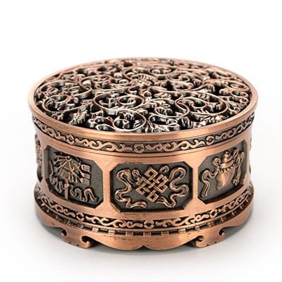 Incense Arabian Incense Burner Metal Incense Burner Antique Alloy Coil
