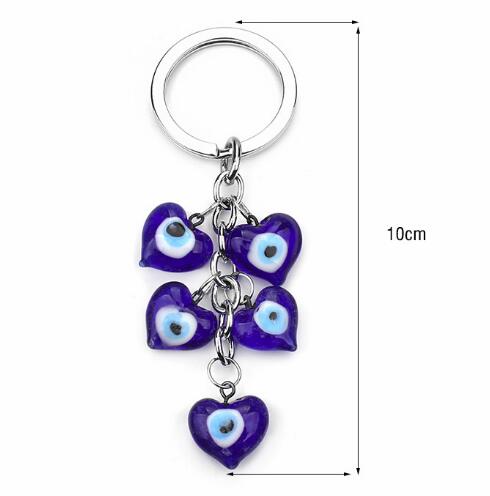 Evil Eye Metal Charm Different Animal Styles Fashion Blue Pattern Tassel