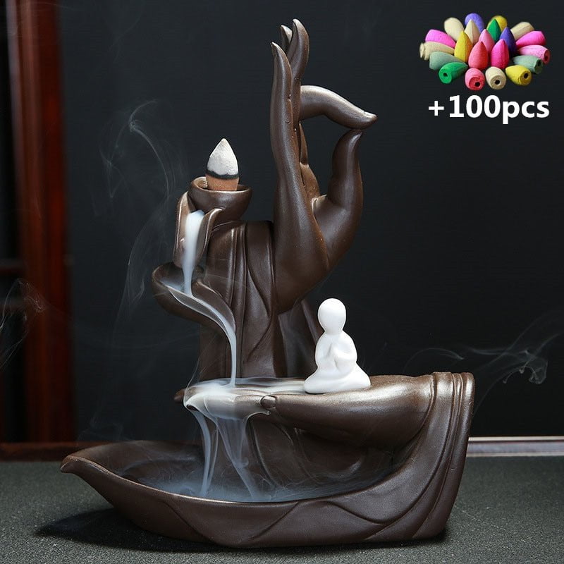 Incense Burner (Best Sellers) Backflow Incense Cones Bigger Tower Incense Burner Incense Stick Holder