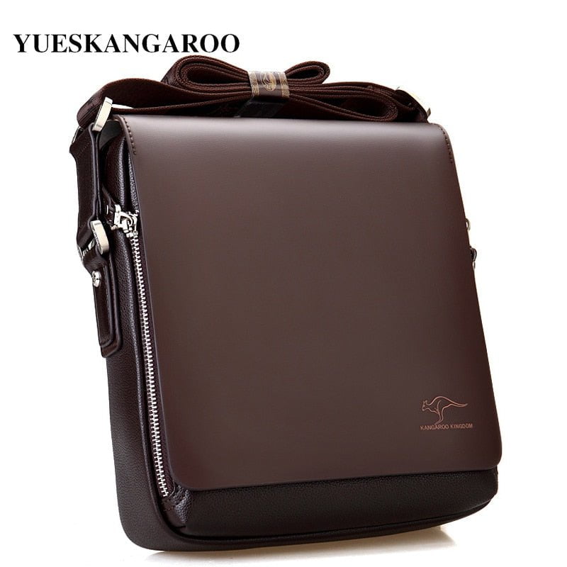 LUXURY MEN'S LEATHER SHOULDER BAG