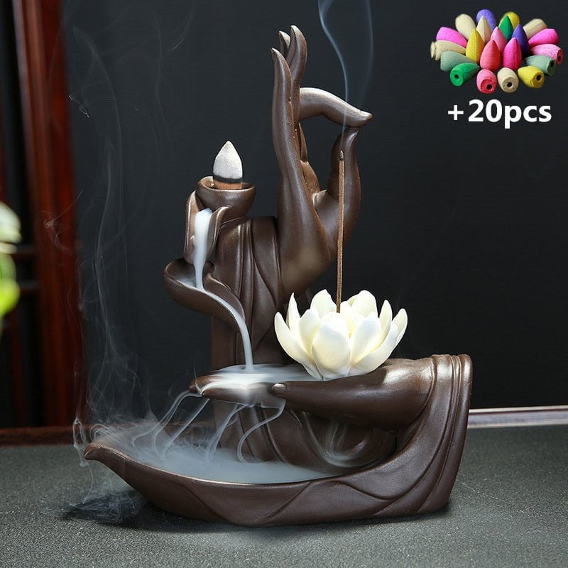 Incense Burner (Best Sellers) Backflow Incense Cones Bigger Tower Incense Burner Incense Stick Holder