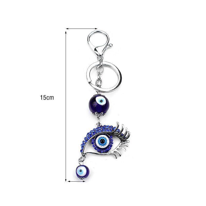 Evil Eye Metal Charm Different Animal Styles Fashion Blue Pattern Tassel