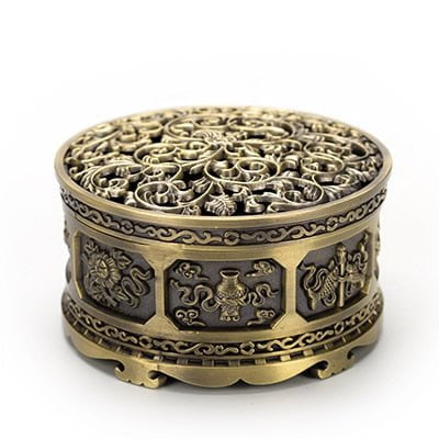Incense Arabian Incense Burner Metal Incense Burner Antique Alloy Coil