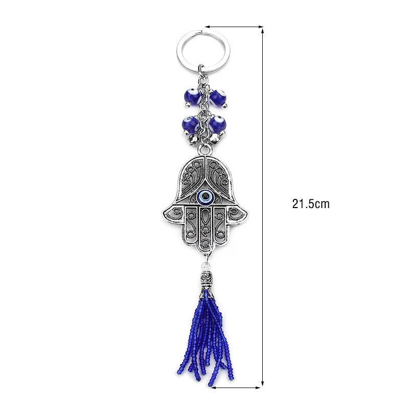 Evil Eye Metal Charm Different Animal Styles Fashion Blue Pattern Tassel