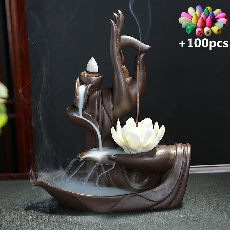 Incense Burner (Best Sellers) Backflow Incense Cones Bigger Tower Incense Burner Incense Stick Holder