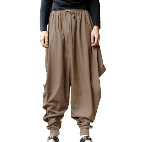 JISHISHATNSMK Mens Pants Embroidery Vintage Mens Harem Pants Casual Big Size  Elastic Waist Trousers For Male Fashion Patchwork Sweatpants (Size : L)  price in Saudi Arabia,  Saudi Arabia