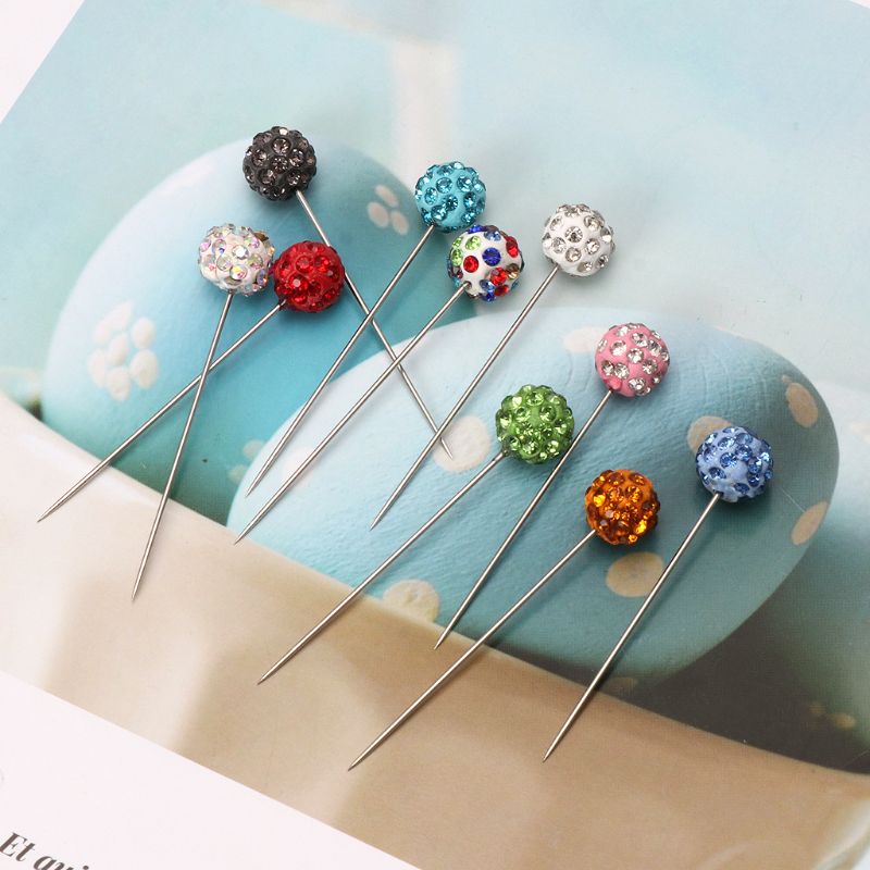 30 Pcs Hijab Pin Rhinestone