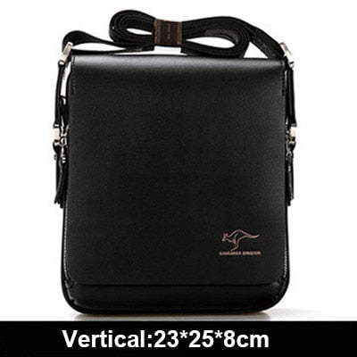 LUXURY MEN'S LEATHER SHOULDER BAG