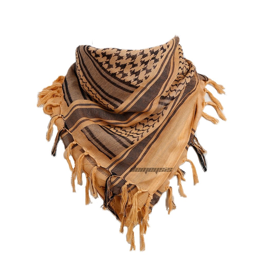 CHIC ARAB SCARF (BLACK / WHITE / TAN)
