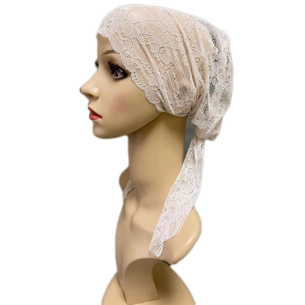Inner Cap Lace Hijab Scarf