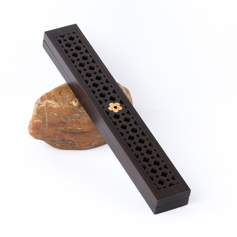 Handmade Creative Wood Aromatherapy Incense Burner Stick Holder