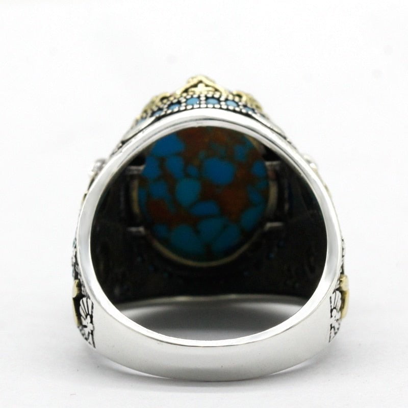 The Queen's Sterling Silver Turquoise Ring for Women