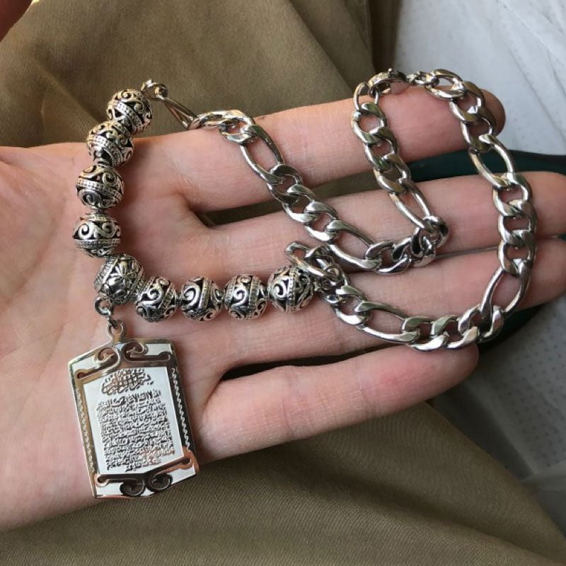 Quran AYATUL KURSI Car Rear View Mirror Islam Muslim Car Pendant Hanging