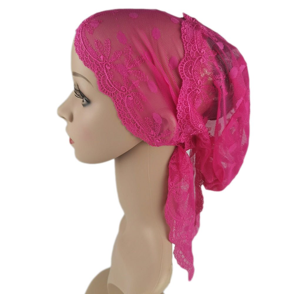 Inner Cap Lace Hijab Scarf