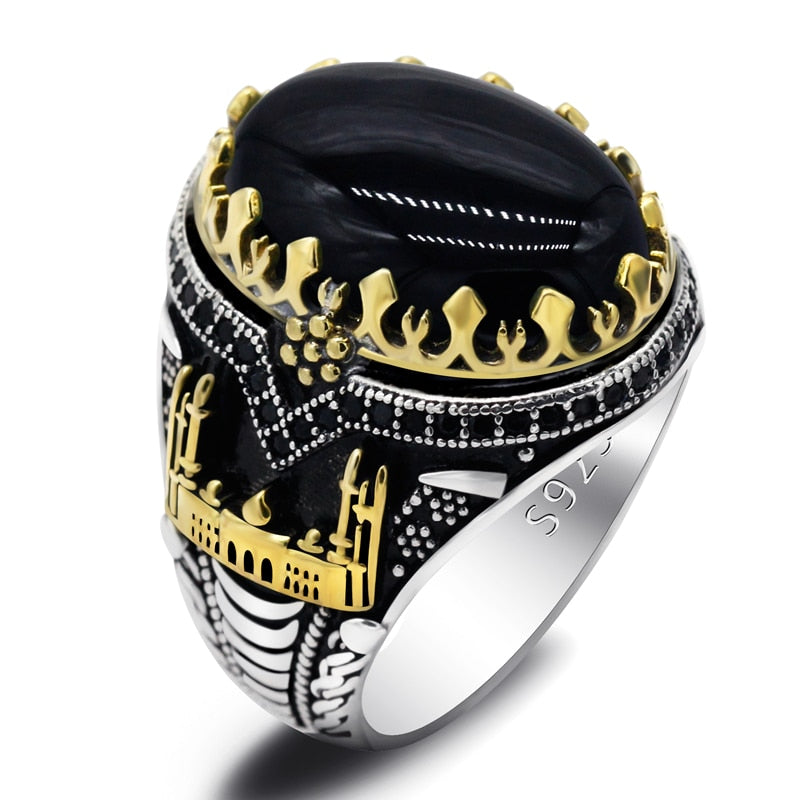 Black Ottoman Sunnah Ring for Men – SMC Merchandise