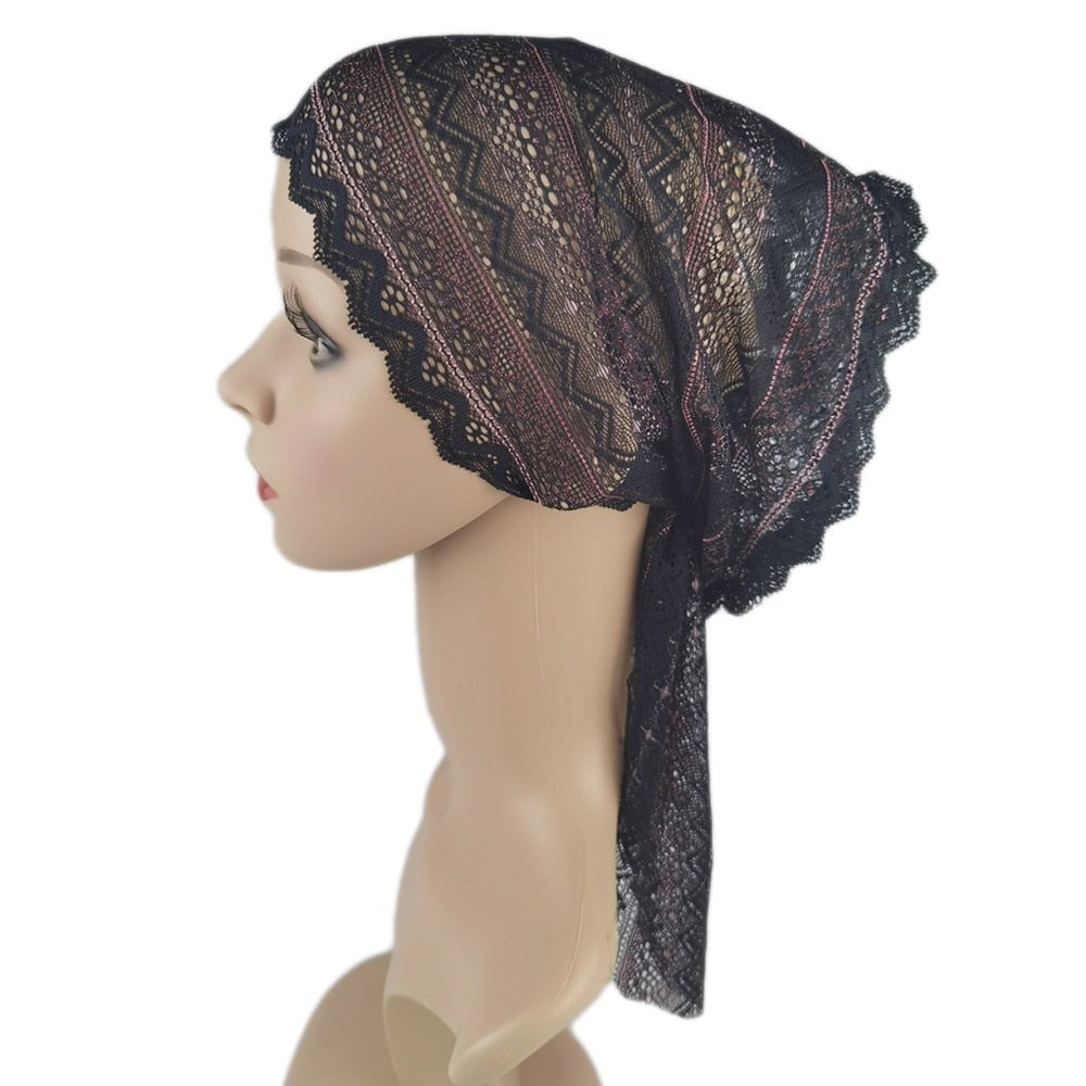 Inner Cap Lace Hijab Scarf