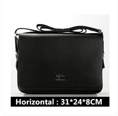LUXURY MEN'S LEATHER SHOULDER BAG