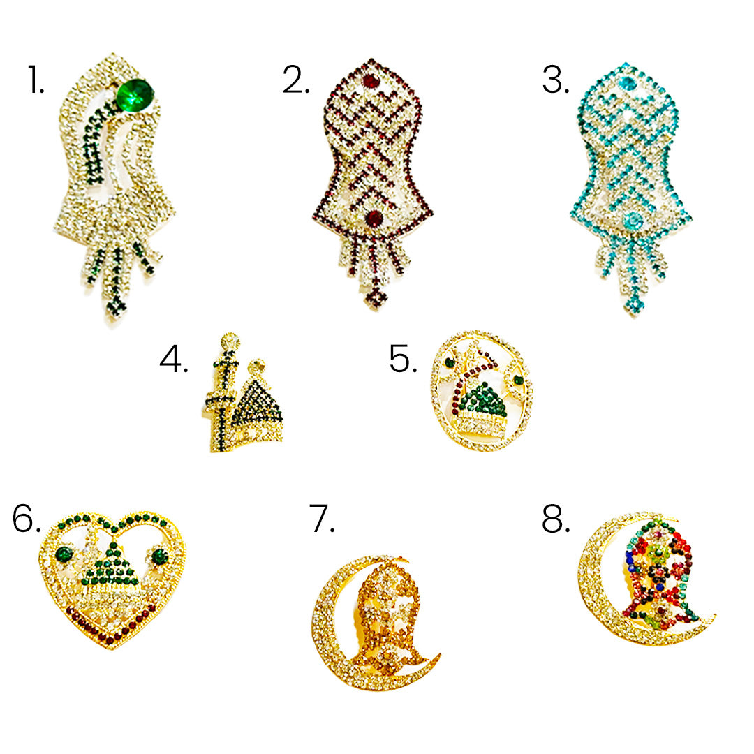 Naqsh-e-Nalain-e-Paak Pin of Holy Prophet (s) Broach