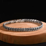 Men's Bracelet 925 Sterling Silver Cuban Link Chains