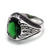 Handmade Turkish Zirconia Sunnah Ring for Men