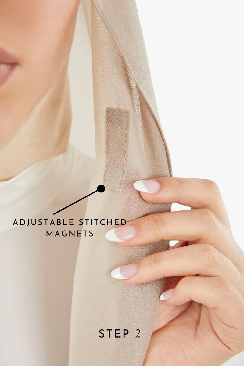 Magnet Premium Heavy Chiffon Hijab