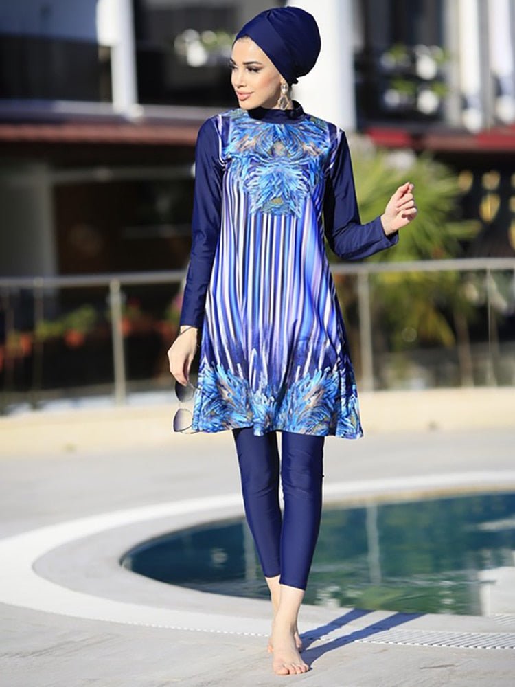 Burkini Swimsuit Abaya for Women