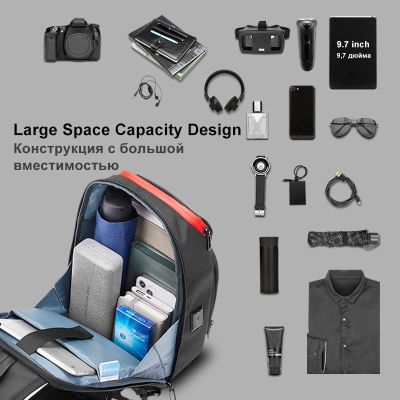 Men's Anti-theft Waterproof Shoulder Bag