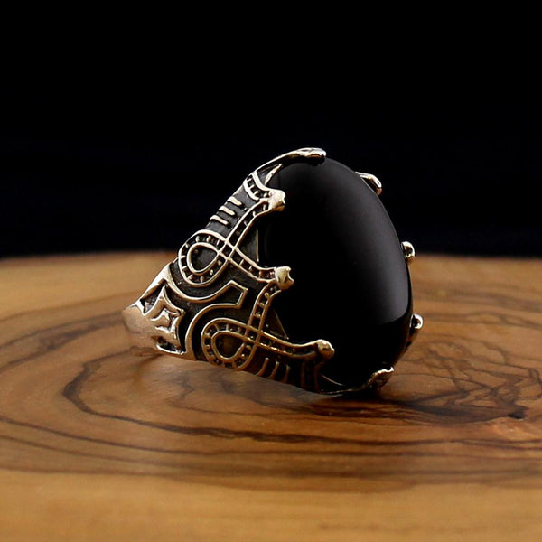 The Onyx Night Ring For Men