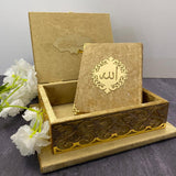 Holy Quran Gift Set Velvet Covered Koran