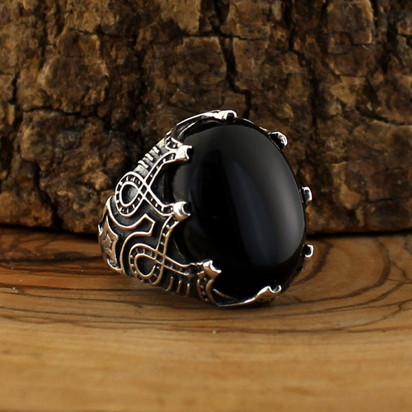 The Onyx Night Ring For Men