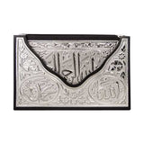 925 Sterling Micron Silver Plated Quran Wooden Box Gifts HandMade