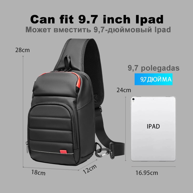 Men's Anti-theft Waterproof Shoulder Bag