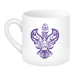 Sufi Meditation Coffee Mug White with Iconic Phoenix Design.